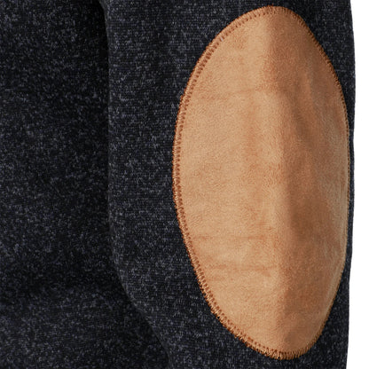 Liam | Charcoal Half-Zip Knit Jumper