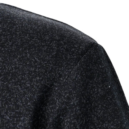 Liam | Charcoal Half-Zip Knit Jumper