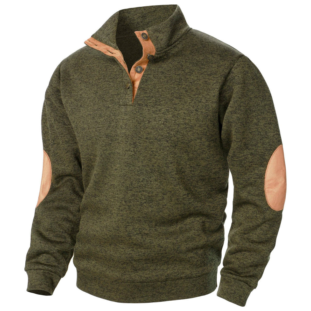 Liam | Charcoal Half-Zip Knit Jumper