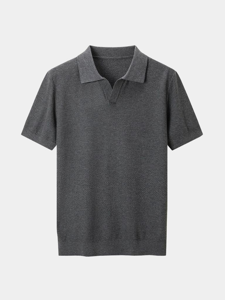 Lloyd | Open-Collar Knit Polo