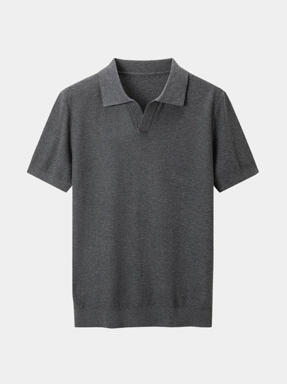 Lloyd | Open-Collar Knit Polo