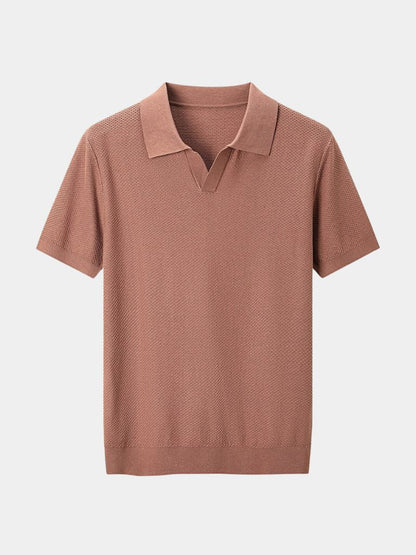 Lloyd | Open-Collar Knit Polo