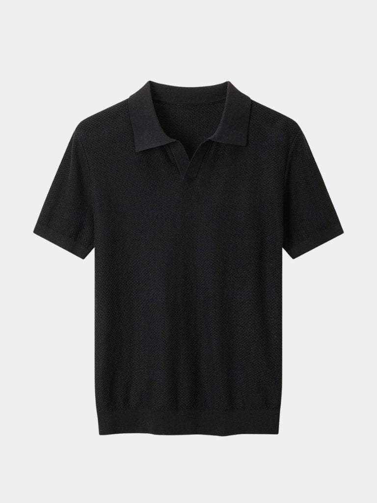 Lloyd | Open-Collar Knit Polo