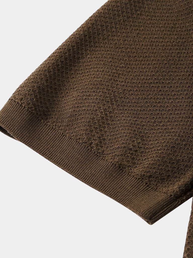 Lloyd | Open-Collar Knit Polo