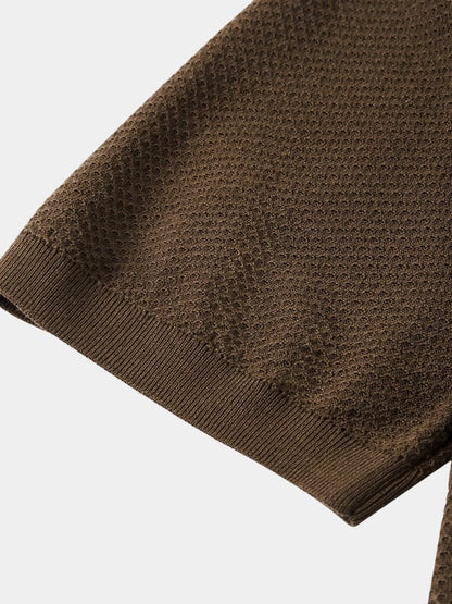 Lloyd | Open-Collar Knit Polo
