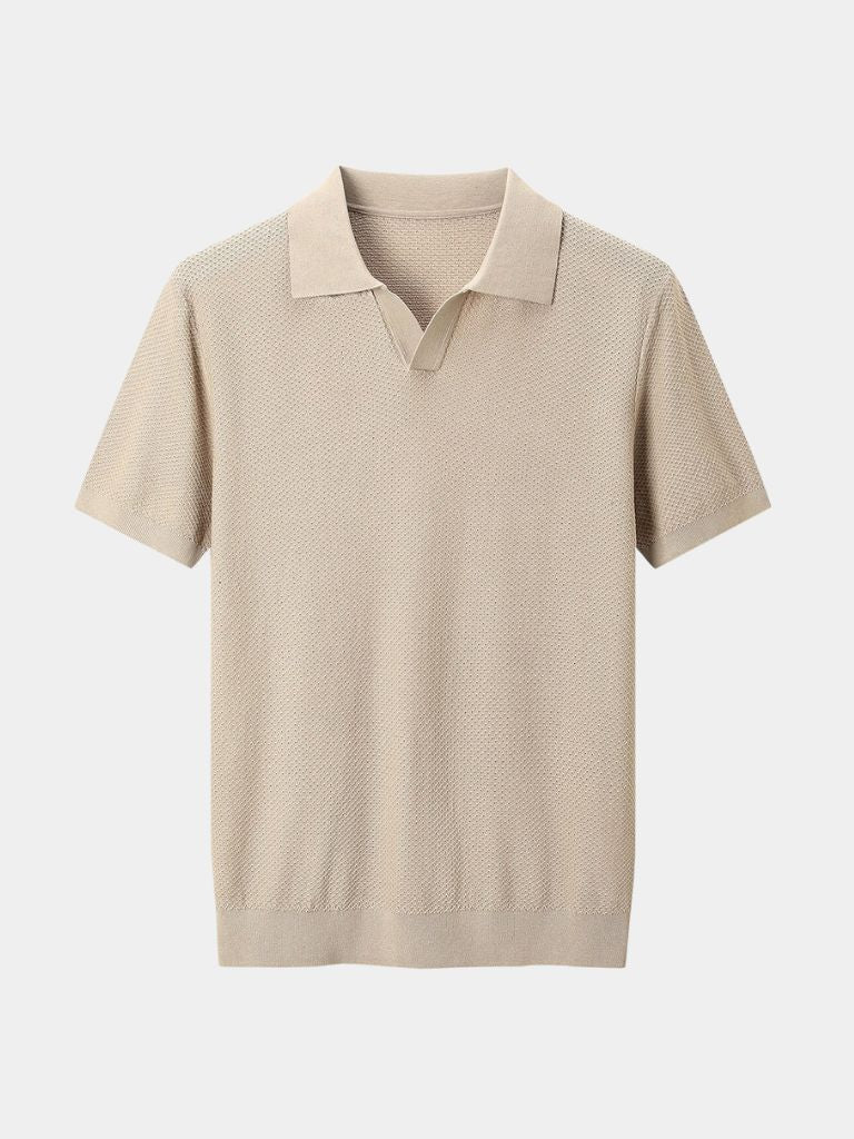 Lloyd | Open-Collar Knit Polo