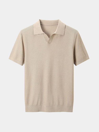 Lloyd | Open-Collar Knit Polo