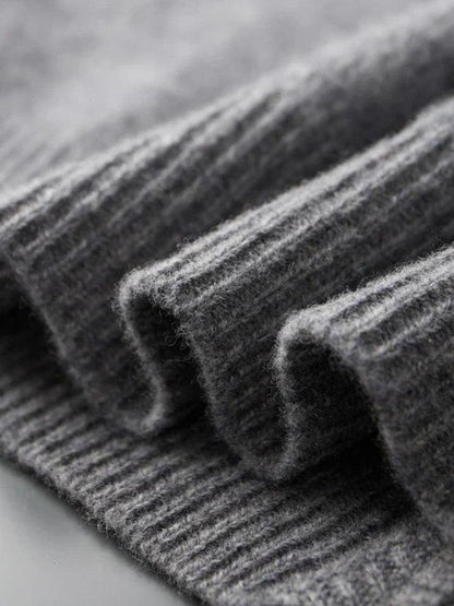Lewis | Taupe Open-Front Knit Jacket