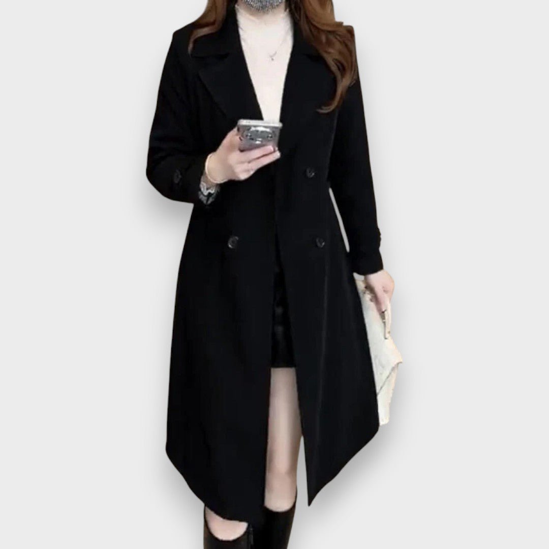 Louisa | Black Classic Trench Coat