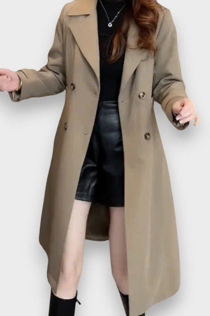 Louisa | Black Classic Trench Coat