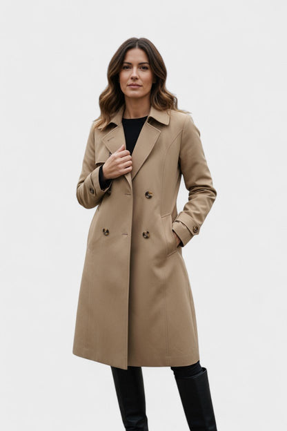 Louisa | Black Classic Trench Coat
