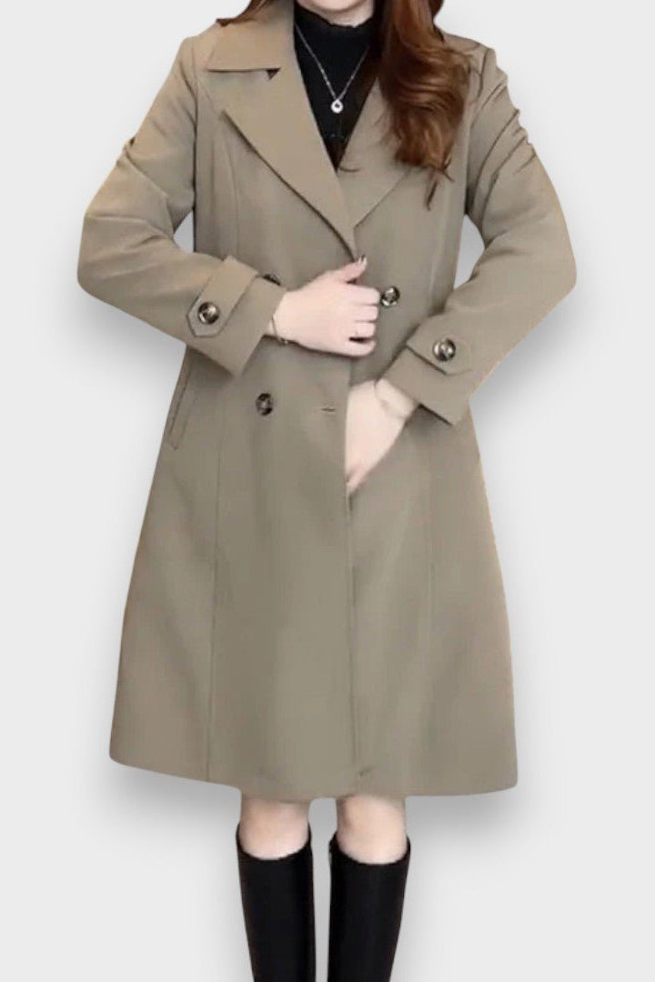 Louisa | Black Classic Trench Coat