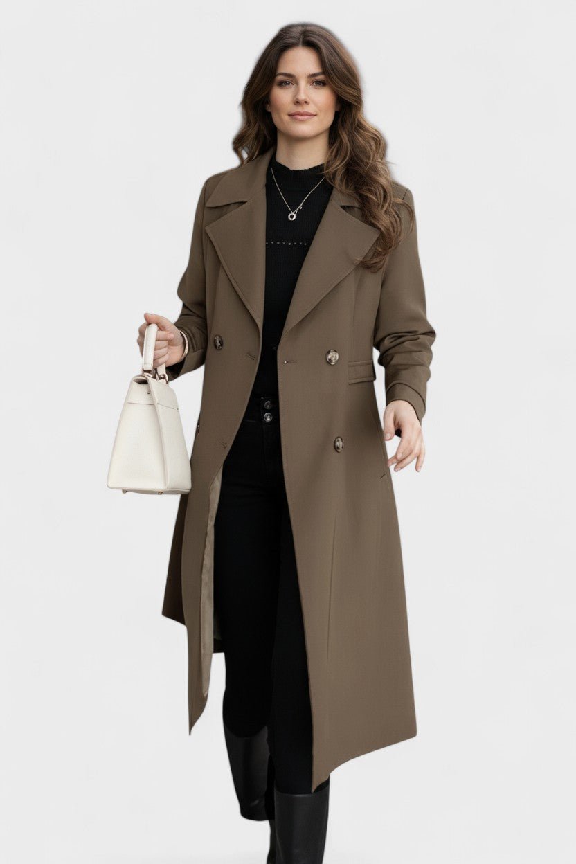 Louisa | Black Classic Trench Coat