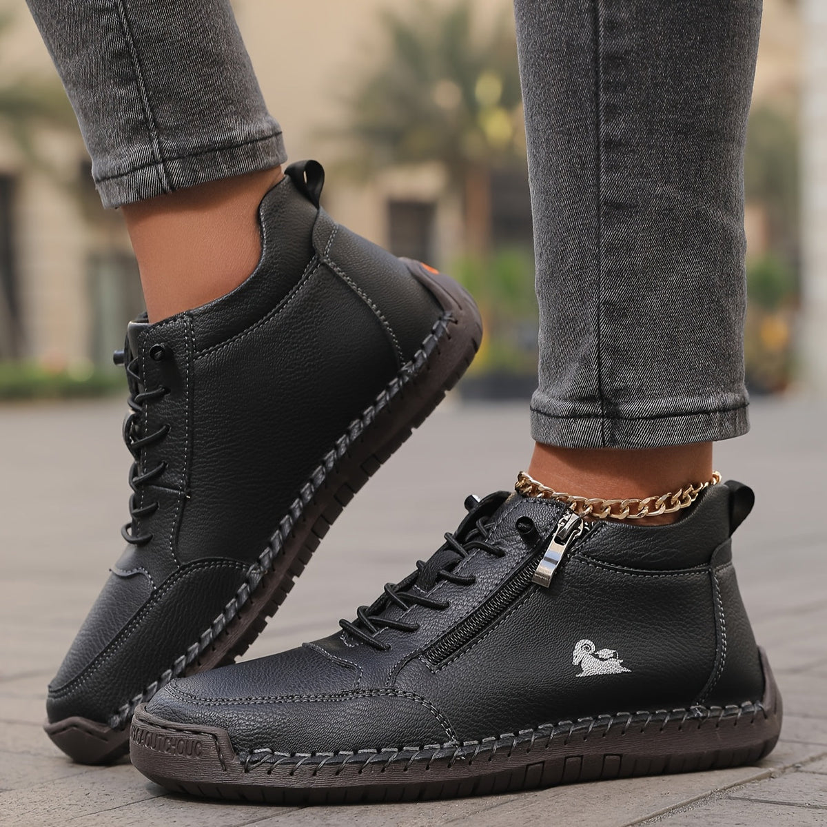 Iona | Side-Zip Comfort Trainers