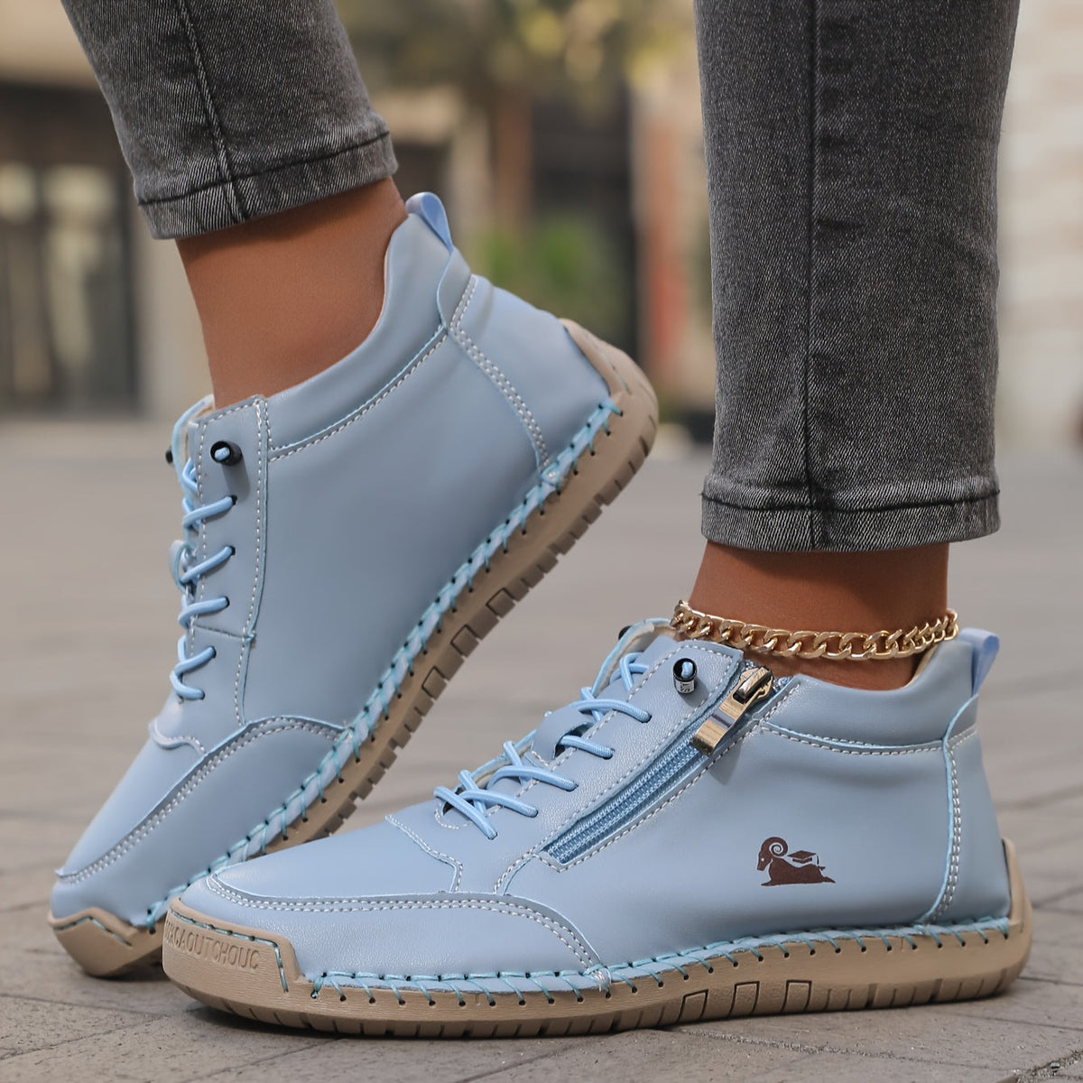 Iona | Side-Zip Comfort Trainers
