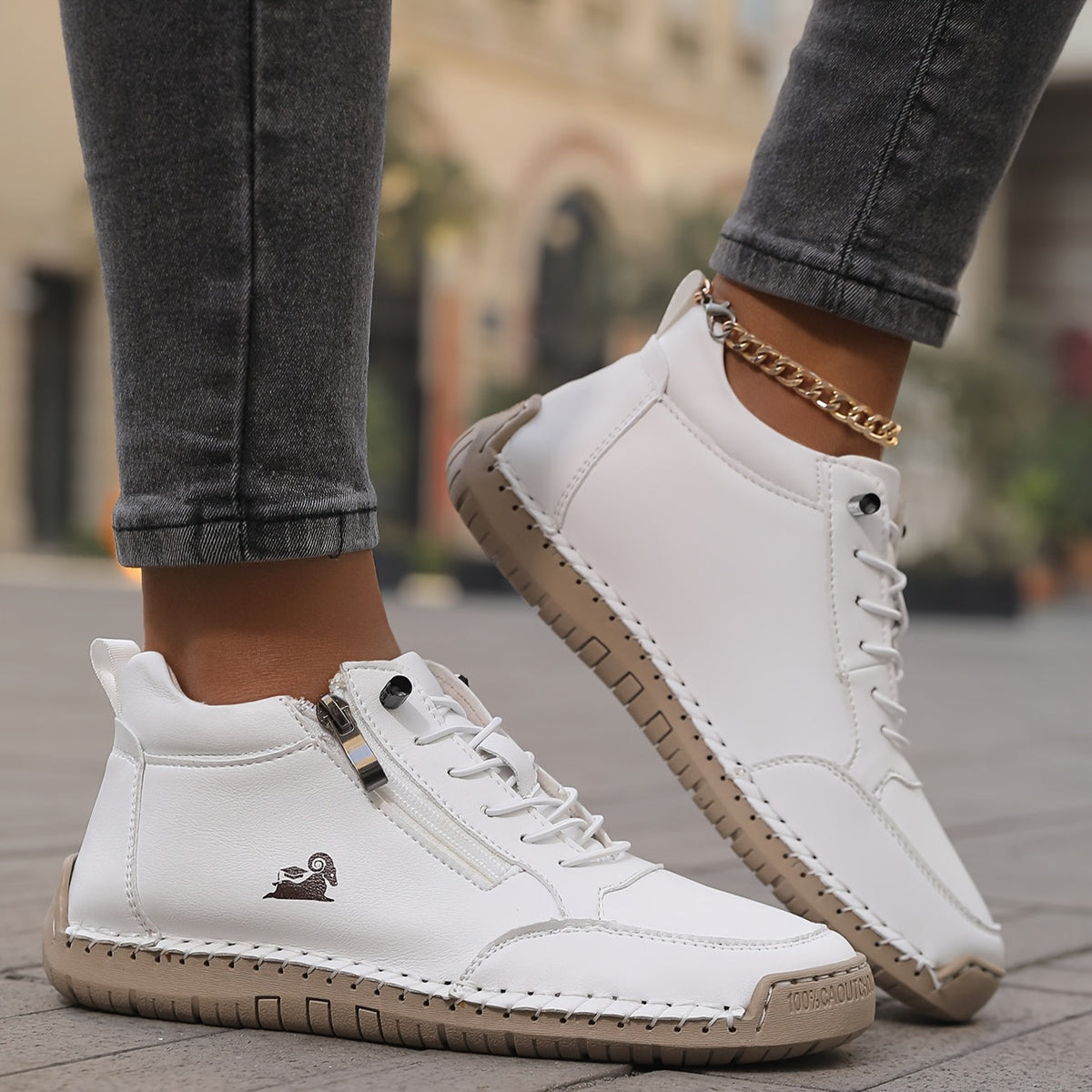 Iona | Side-Zip Comfort Trainers