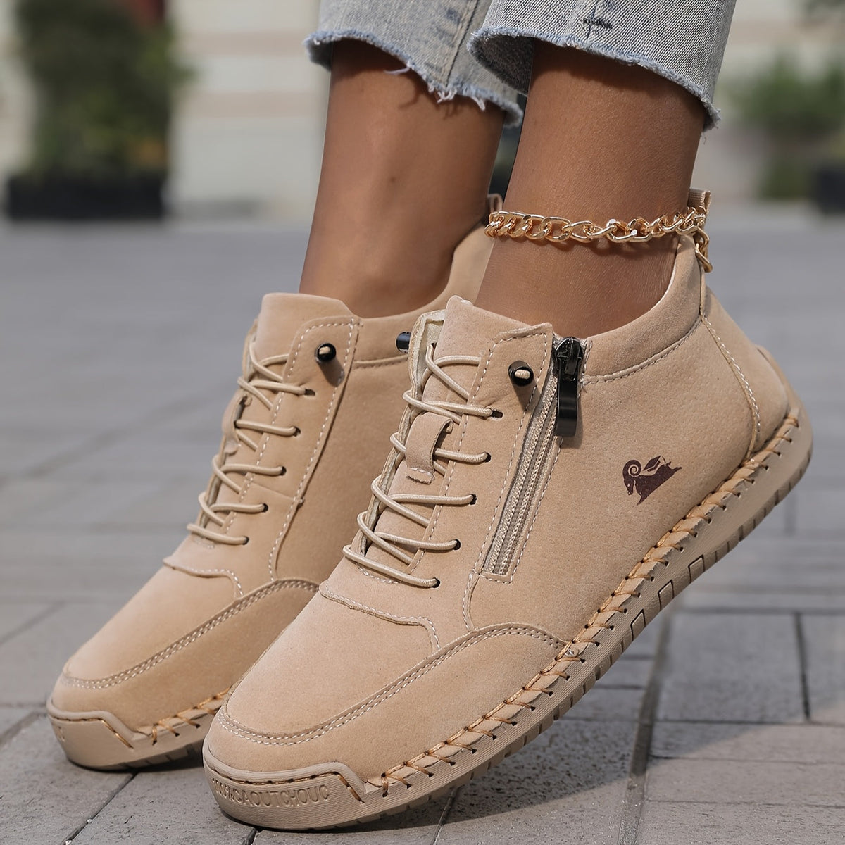 Iona | Side-Zip Comfort Trainers