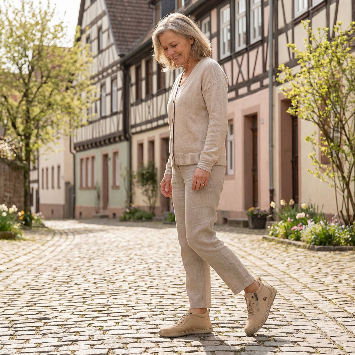 Iona | Side-Zip Comfort Trainers