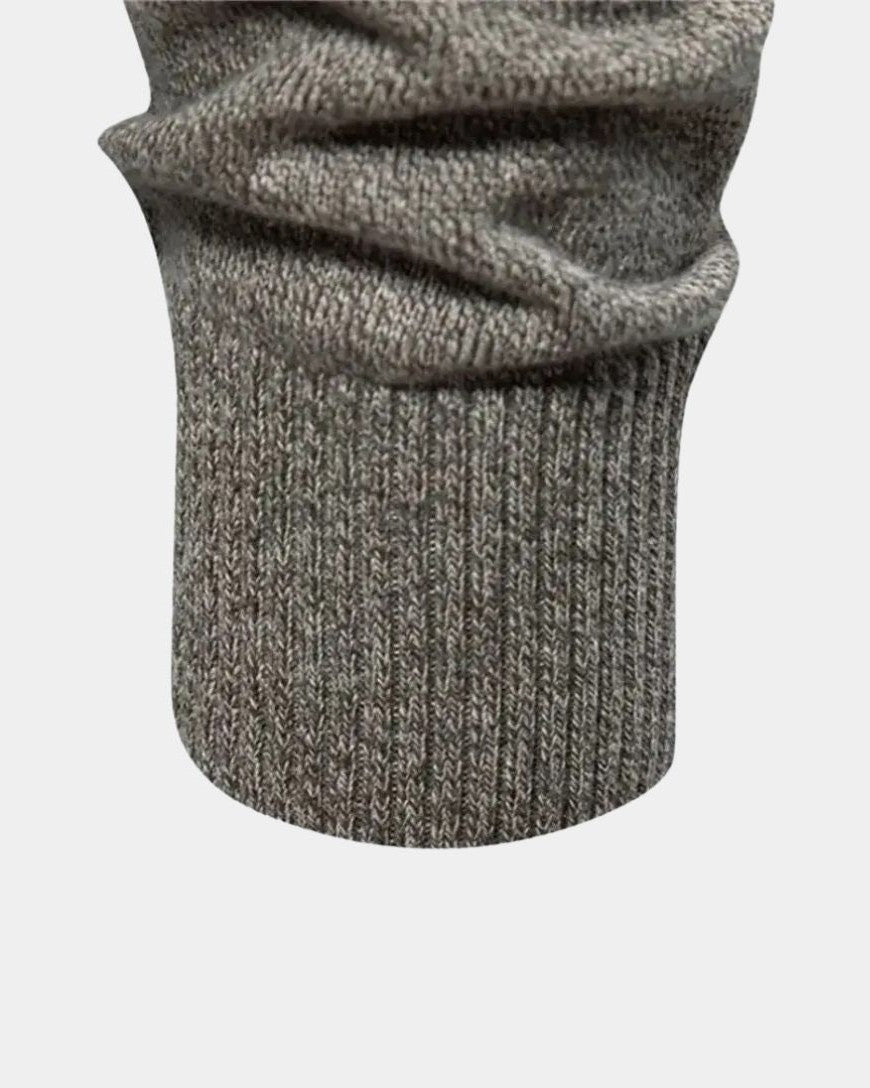 Max | Grey Button Knit Cardigan