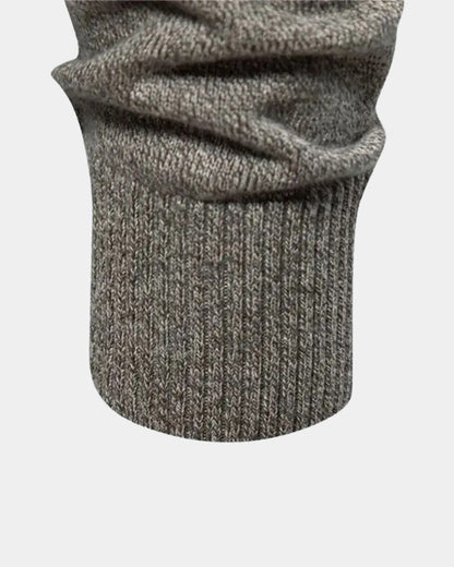 Max | Grey Button Knit Cardigan