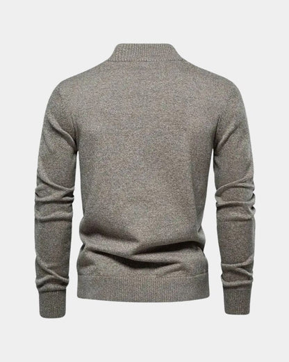 Max | Grey Button Knit Cardigan