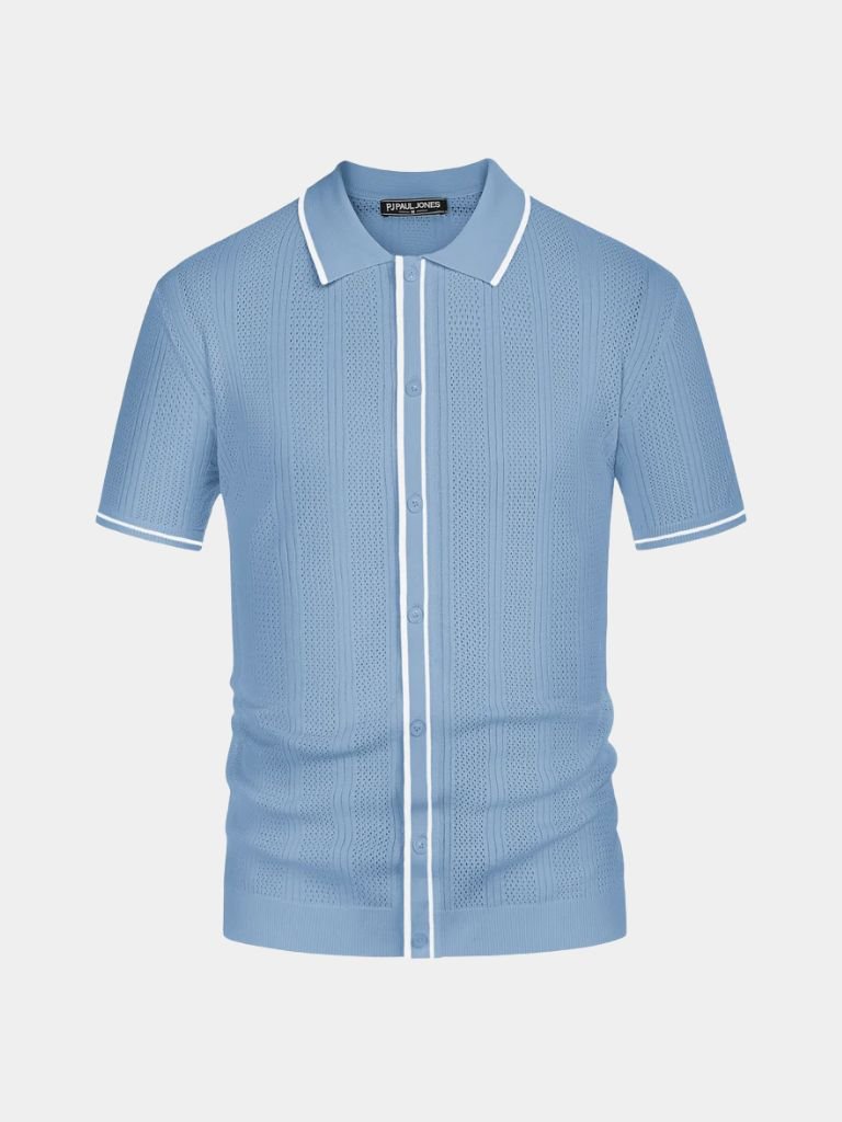 Max | Cream Zip Knit Polo
