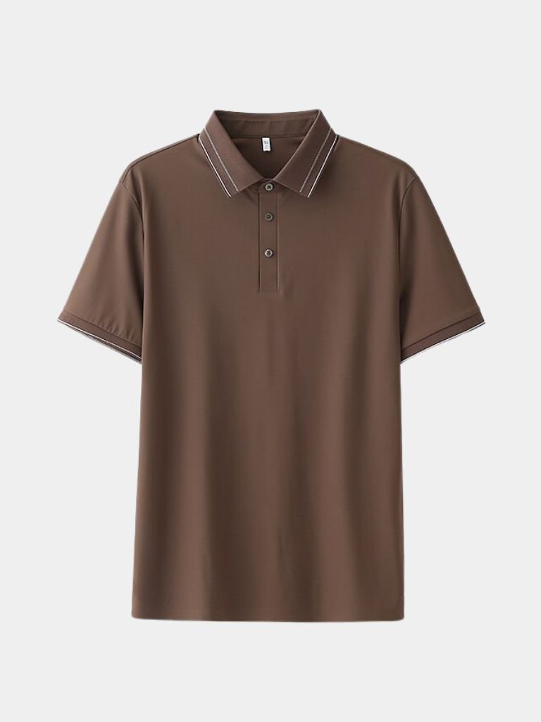 Magnus | Brown Classic Polo Shirt