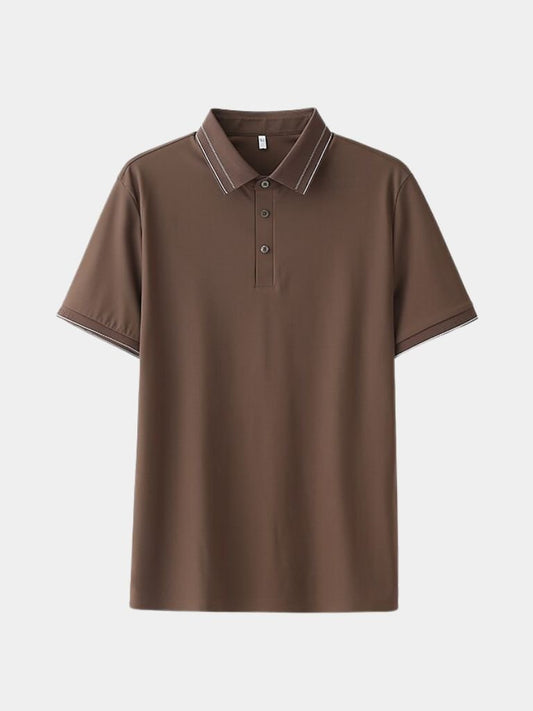 Magnus | Brown Classic Polo Shirt