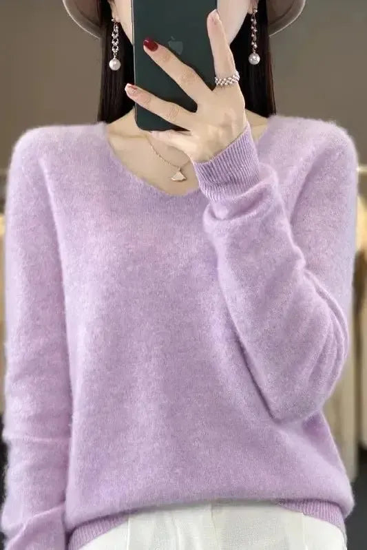 Maya | Taupe Crew-Neck Jumper