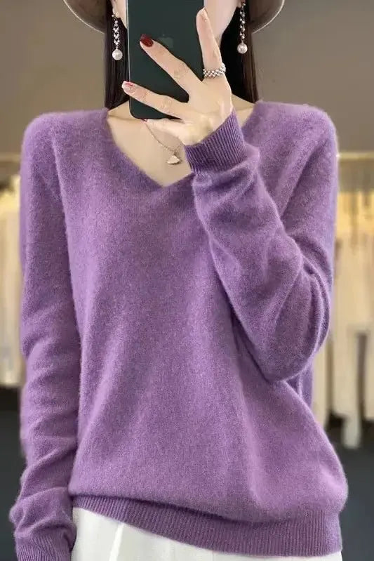 Maya | Taupe Crew-Neck Jumper