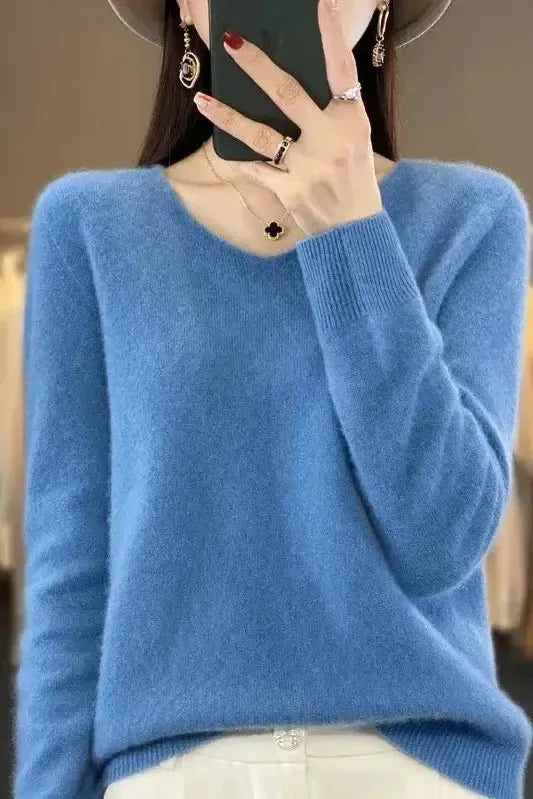Maya | Taupe Crew-Neck Jumper