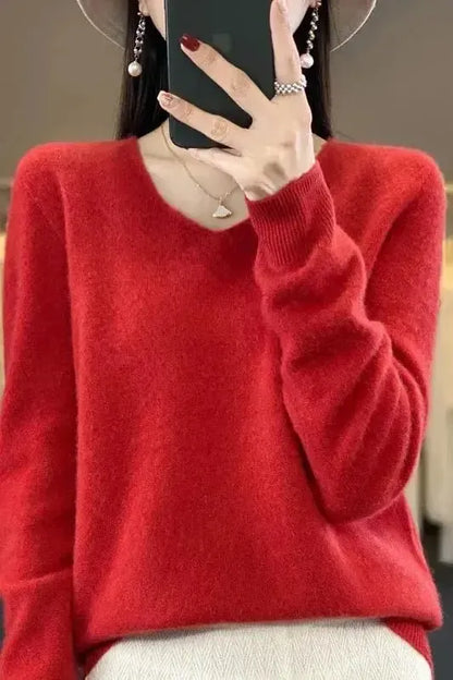 Maya | Taupe Crew-Neck Jumper