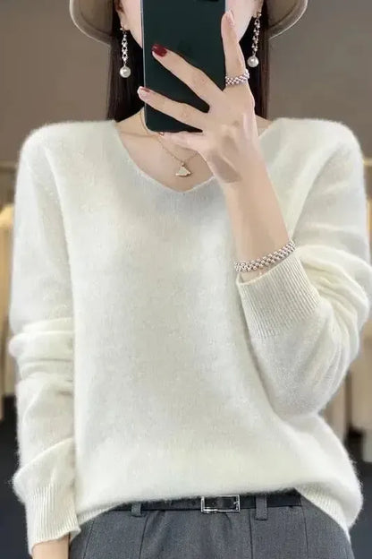Maya | Taupe Crew-Neck Jumper