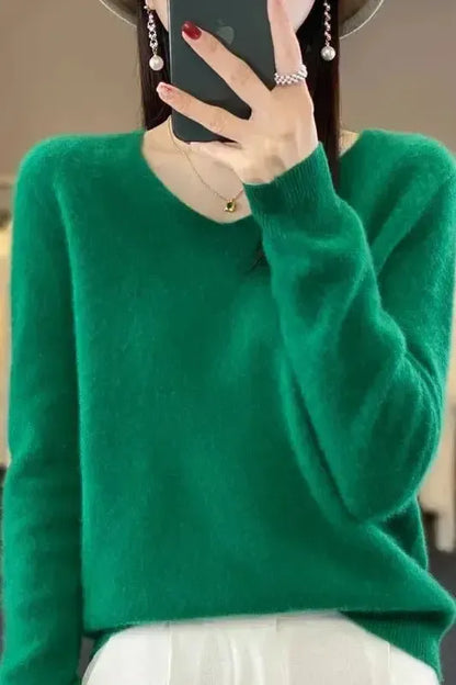 Maya | Taupe Crew-Neck Jumper