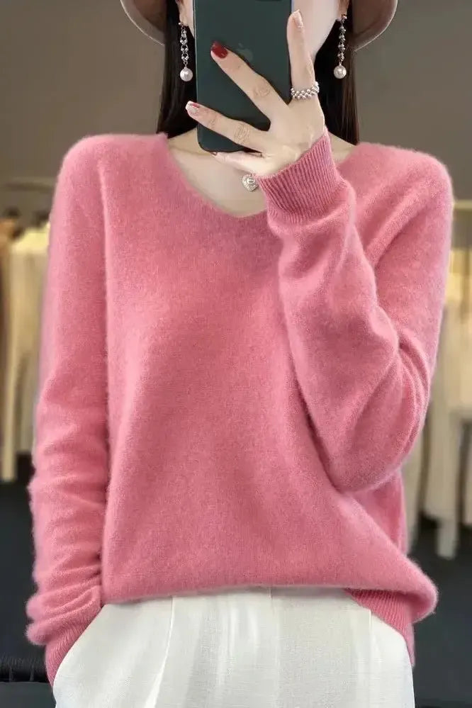 Maya | Taupe Crew-Neck Jumper