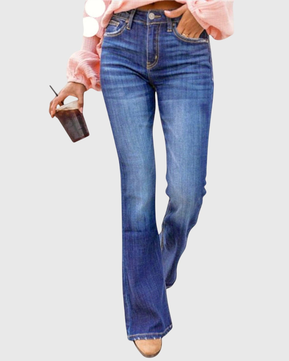 Maya | Black Straight-Leg Jeans