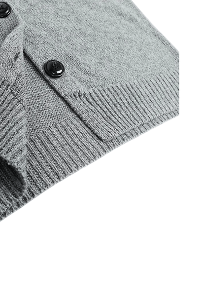 Maya | Navy Chunky Button Cardigan