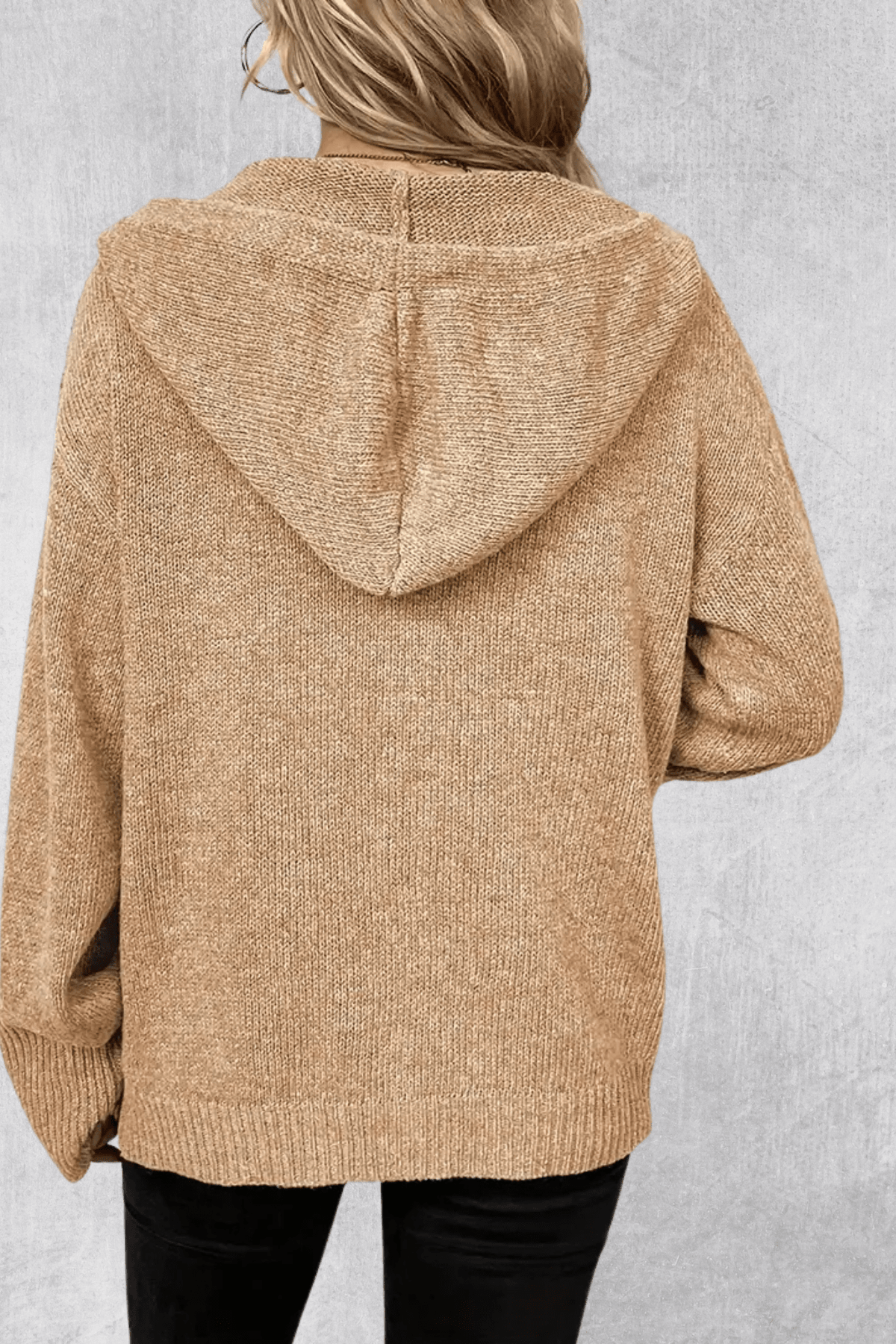 Maya | Navy Chunky Button Cardigan