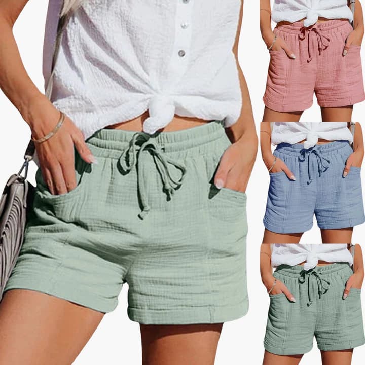 Marian | Drawstring Pocket Shorts