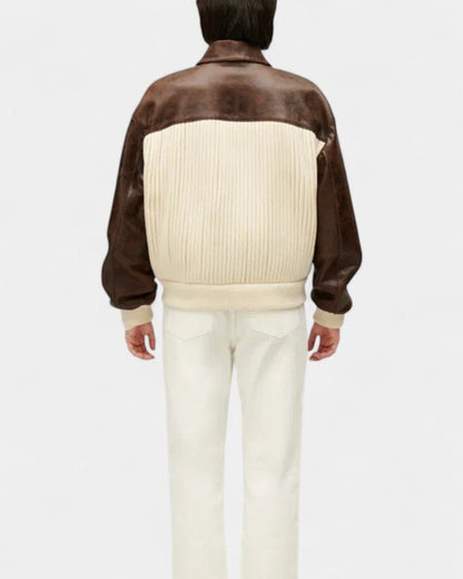 Marlene | Colour-Block Varsity Jacket