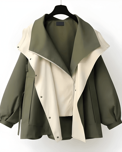 Marisa | Colour-Block Waterproof Jacket