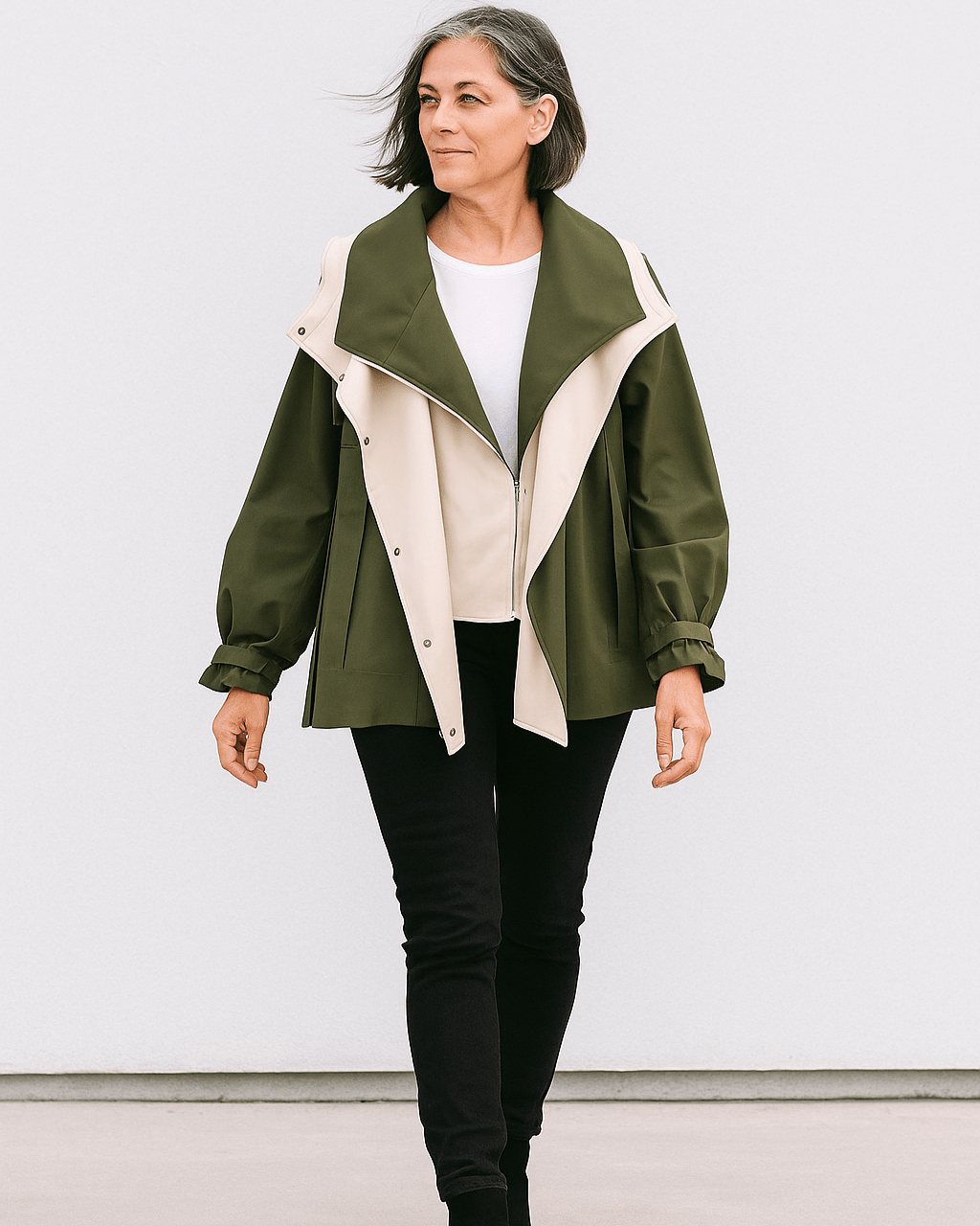 Marisa | Colour-Block Waterproof Jacket