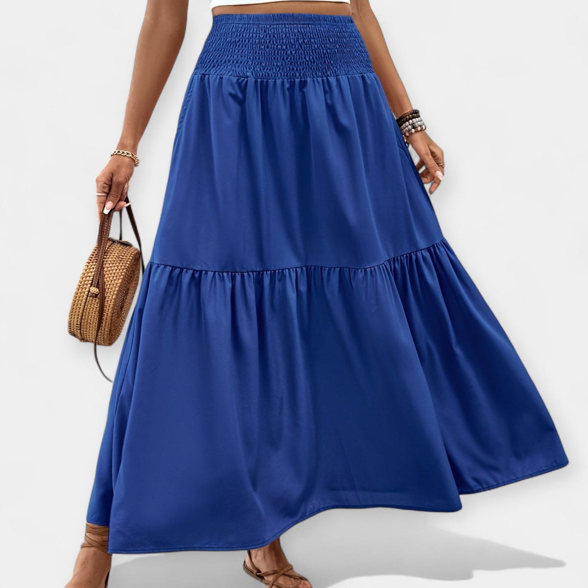 Melody | Floral Midi Skirt