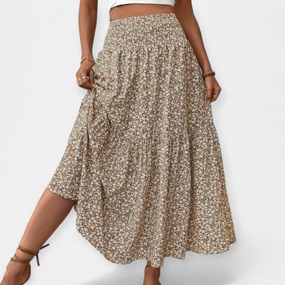 Melody | Floral Midi Skirt