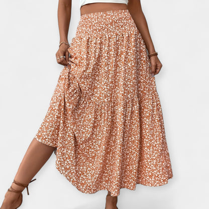 Melody | Floral Midi Skirt