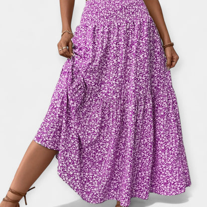 Melody | Floral Midi Skirt