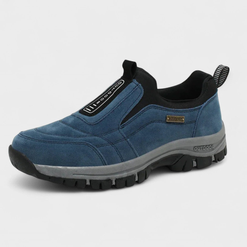 Maurice | Blue Slip-On Walking Shoes
