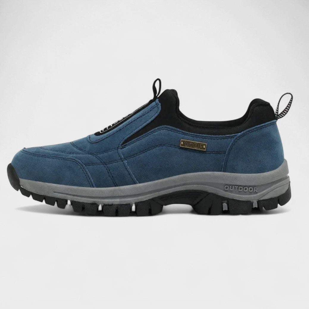 Maurice | Blue Slip-On Walking Shoes