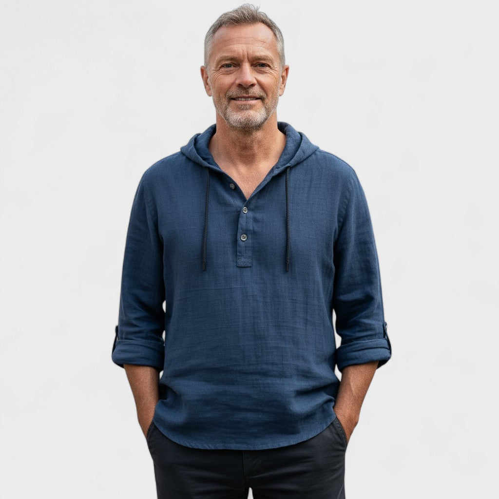Matthew | Navy Casual Shirt