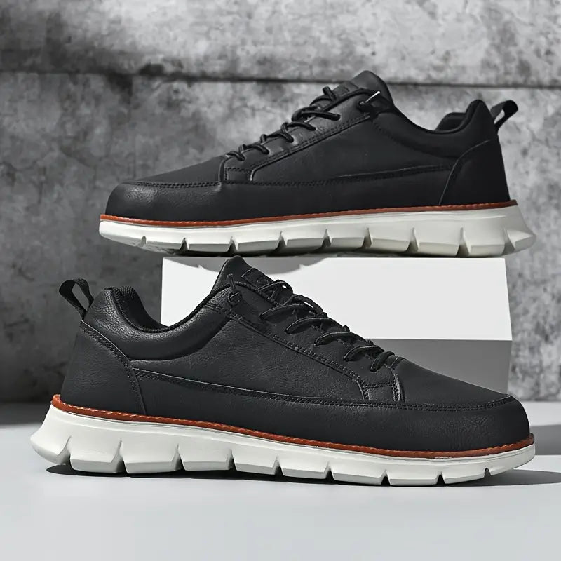Marcus | Navy Casual Trainers